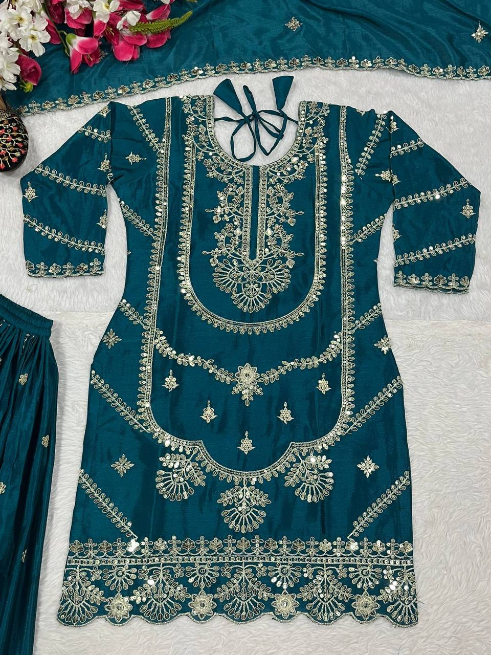 The Rani Pink Ceremonial Heritage Gharara
